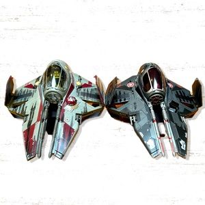 Star Wars Revenge of the Sith Anakin Skywalker Obi-Wan Kenobi Jedi Starfighters